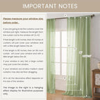 WAZZIO Boho Lace Curtains 84 Inches 2 Panel, Light Filtering Privacy Tassel & - Image 9