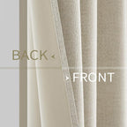 MIULEE 100% Blackout Polyester Textured Curtains - Image 6