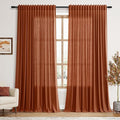 Nanspring Extra Wide Linen Curtains by Nanspring