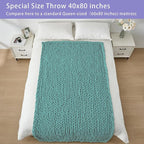 Bigacogo Chunky Knit Throw Blanket - Image 5