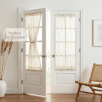 MYSKY HOME Linen French Door Curtains - Image 2
