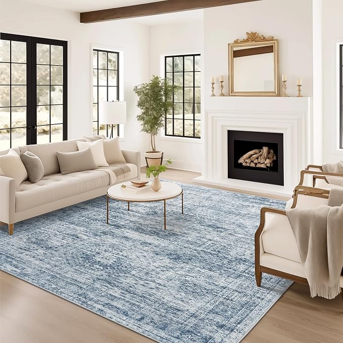 6x9 Area Rug for Living Room Washable 6x9 Non-Slip Modern Rugs for Bedroom - Image 8