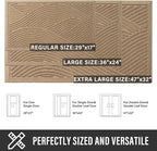 HIYARD Sturdy Front Door Mat, Absorbent Muddy Dirt Resist Welcome Door Mats - Image 4
