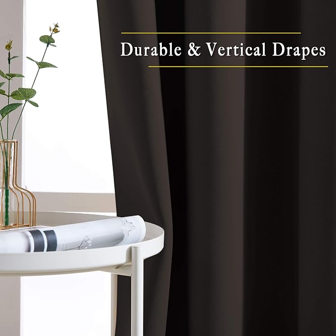 NICETOWN Blackout Curtains for Windows 54 inch Length - Image 5