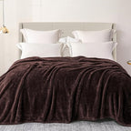 Exclusivo Mezcla Plush Fuzzy Fleece Bed Blanket King Size, Super Soft, Fluffy by ExclusivoMezcla