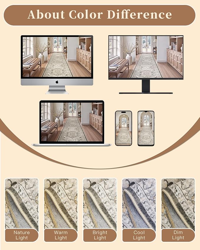 Madane Hallway Runner Rug 3x18 - Image 9