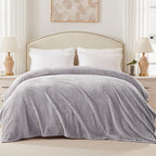 Exclusivo Mezcla Fleece Bed Blanket Twin Size, Super Soft and Warm Blankets - Image 3