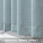 Seafoam Green Curtains 96 Inches Long - Image 5