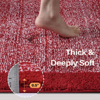 Bathroom Rugs 24x17 Non Slip Washable, Soft Absorbent Quick Dry Mats - Image 4