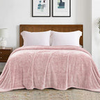 Exclusivo Mezcla Plush Fuzzy Fleece Bed Blanket King Size, Super Soft, Fluffy by ExclusivoMezcla