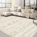 Nakagishi 8x10 Area Rugs Living Room: Washable Boho Large Neutral Modern Soft by NakagishiAreaRug