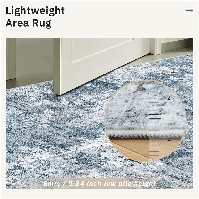 Soalmost 2x4 Washable Rugs for Kitchen, Powder Room Small Area Rug Non-Slip - Image 7
