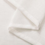 Joydeco Sheer Curtains 108 Inches Long, Cream Curtains - Image 7