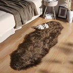 Ashler Faux Fur Rug, Fluffy Shaggy Area Rug Ultra Soft 2 x 6 Feet Sheepskin Fur - Image 2