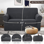 U-NICE HOME Loveseat Cover Stretch Couch Cover Sofa Cover Sofa Slipcover - Image 3