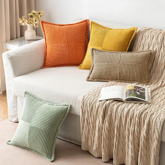 MIULEE Decorative Lumbar Throw Pillow Covers - Image 5