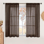 BGment Curtains 48 Inch Length for Short Window, 2 Panels Set, Each 42 Inch Wide by BGment