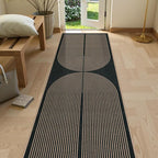 Lahome Enfys Modern Rainbow Kitchen Runner Rug, 2x8 Easy Jute Rug Runners by Lahome