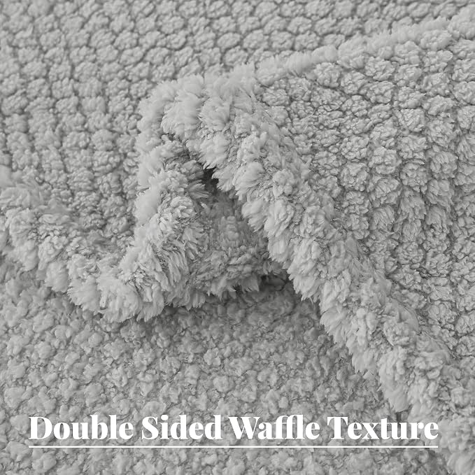 Whale Flotilla Twin Size Fuzzy Fleece Blanket - Image 6
