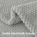 Whale Flotilla Extra Large Fuzzy Fleece Throw Blanket - Image 3