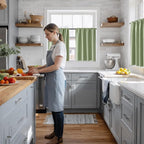 RYB HOME 100% Blackout Short Curtains - Image 2