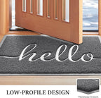 BeneathYourFeet Door Mat, Welcome Mat Low Profile Front Doormat Non Slip Mats - Image 4