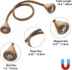 6 Pack Magnetic Curtain Tiebacks Rope Modern Handmade Curtain Tie Backs - Image 3