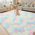 8x10 Area Rugs for Bedroom Living Room Fluffy, Large Area Rug Shag Shaggy by Junhejiamei