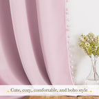 NICETOWN Pom Pom Blackout Curtains - Image 6