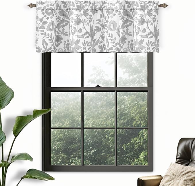 DriftAway Julia Lined Valance Double Layer Thermal Insulated Room Darkening - Image 7