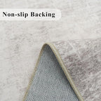 4x6 Living Room Area Rugs: Washable Abstract Non-Slip Small Carpet - Image 3