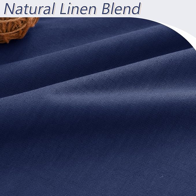Guken 100% Blackout Curtains 72 Inch Length 2 Panels Set - Image 3