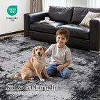 Rugflix 4x6 Area Rugs for Living Room, Washable Large Rug Stain-Resistant Low - Image 6