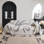 MYSKY HOME Couch Cover for 3 Cushion Sofa, Super Soft Boho Couch Covers for - Image 2