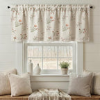 Kitchen Valances for Windows, Floral Embroidered Spring Linen Blend Farmhouse - Image 4