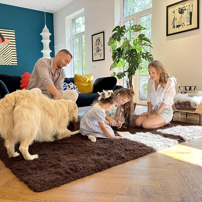 OLANLY 7x8 Machine Washable Large Area Rugs - Image 5