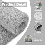 yulidayang Soft Round Area Rug for Kids Bedroom, Fluffy Fuzzy Shaggy Rug - Image 3