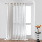 MYSKY HOME Extra Long Curtains for Living Room, Boho Window Curtain Drapes for by MYSKYHOME