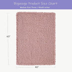 Bigacogo Chunky Knit Throw Blanket - Image 2