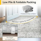 Washable Area Rugs 2'x6' Non-Slip Modern Abstract Soft - Image 6