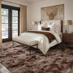 8x10 Ft Extra Large Shag Brown Area Rug - Image 3