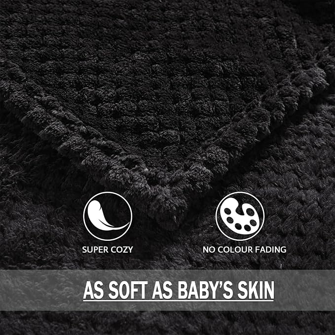 Exclusivo Mezcla Fleece Bed Blanket King Size, Super Soft and Warm Blankets - Image 8