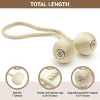 Hion Magnetic Curtain Tiebacks Beige 2pcs, Curtain Tiebacks Buckles Holdbacks - Image 2