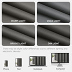 Joydeco Blackout Door Curtain for Doorway Privacy 108 Inches Long, Grommet - Image 8
