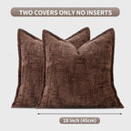 HPUK Fall Chenille Soft Throw Pillow Covers 18x18 Set of 2, Accent Cushion - Image 5