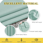 NICETOWN Seafoam Green Curtains 2 Panels 84 inches Long - Image 3