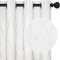 Deconovo White Curtains, Room Darkening Curtain, Thermal Insulated Noise by Deconovo