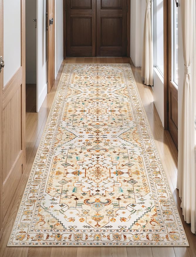 SERISSA Boho Washable Runner Rug by SERISSAHomeDecorCollection