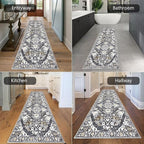HEBE Hallway Runner Rug 2'8''x8' Washable Vintage Distressed Area Rugs Non Slip - Image 5