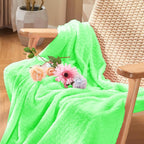 inhand Mint Green Fleece Throw Blanket - Image 2
